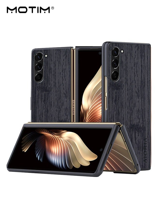 Motim Samsung Galaxy Z Fold 7 Protective Flip Case, 360° All-Inclusive Hard Protective Cover, Built-in Screen Protector and Camera Lens Protector, Shockproof Anti-drop Anti-Scratch Cover